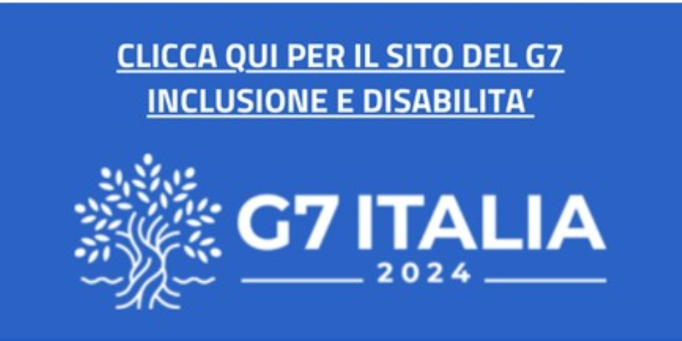 Anteas presente al G7 sulla inclusione e disabilità